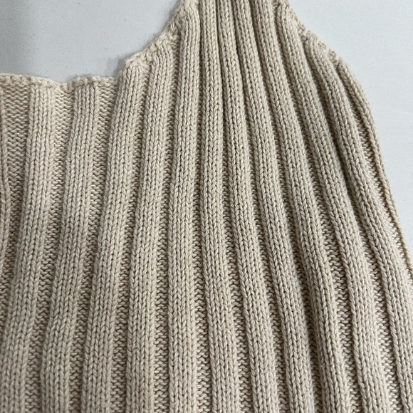 Tangents knitted casual backless ribbed knit camisole top tie around neck - Picture 11 of 12